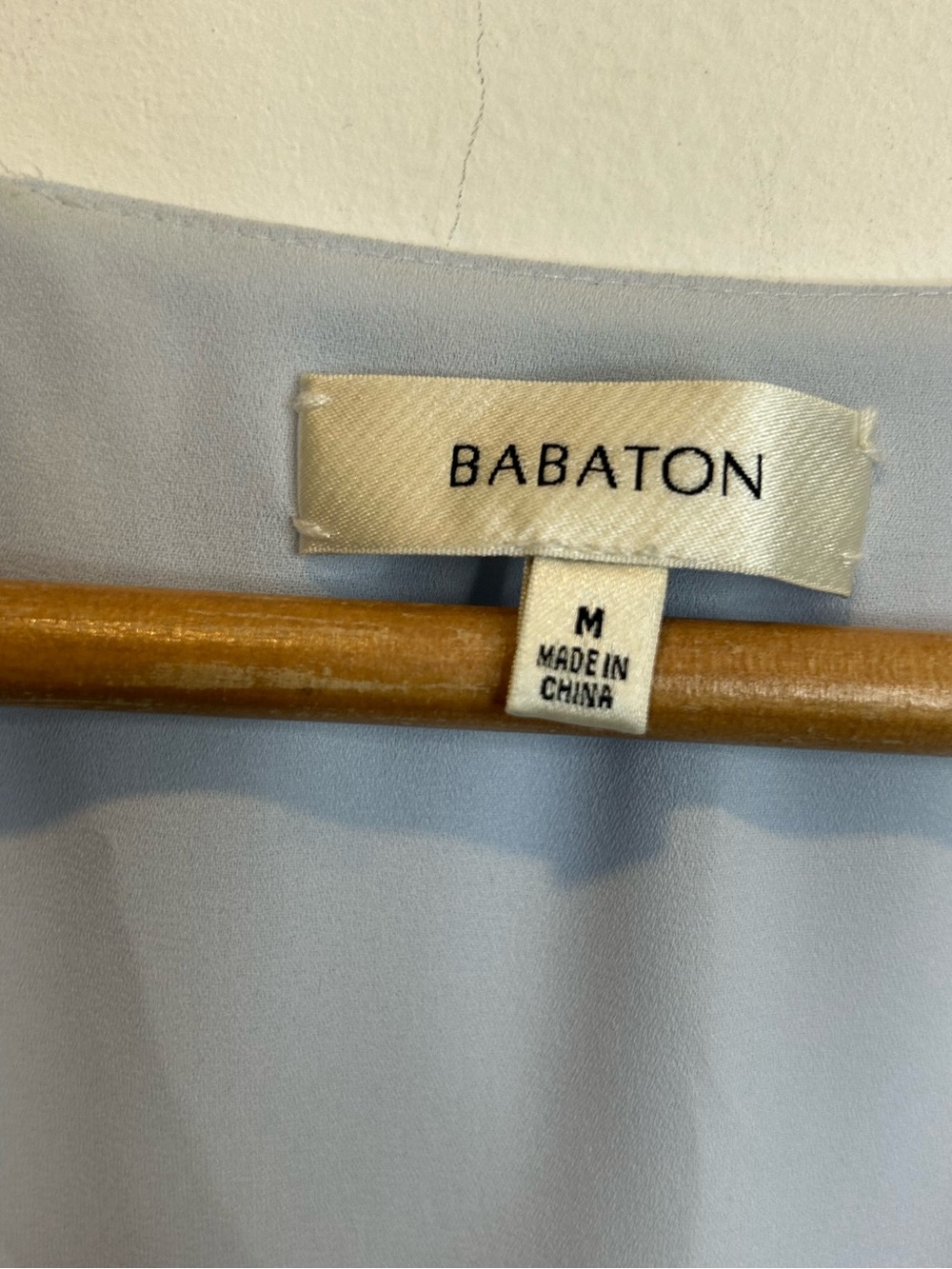 Aritzia Babaton Morris Blouse V-Neck Camisole Powder Blue - Picture 5 of 8
